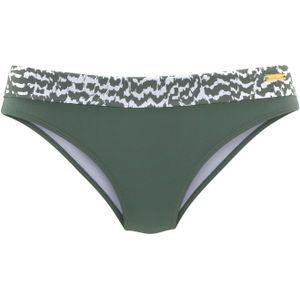 Unikleur Bikinibroekje - Olijf - Recycling-Polyamide