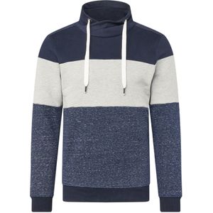 TOM TAILOR Sweatshirt  navy / blauw gemêleerd / grijs gemêleerd / wit
