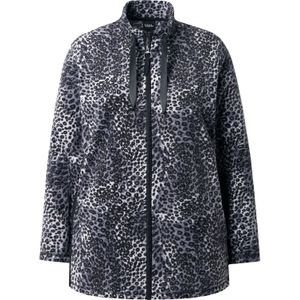 Ulla Popken Sweatvest  zwart / wit