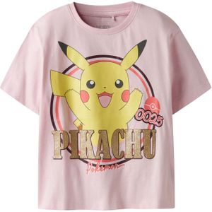 TWO SOON Shirt 'Pokémon'  geel / goud / rosa / zwart