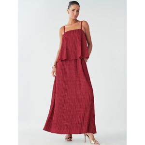 BWLDR Jurk 'Nora'  donkerrood