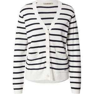 Smith&Soul Gebreid vest  donkerblauw / wit