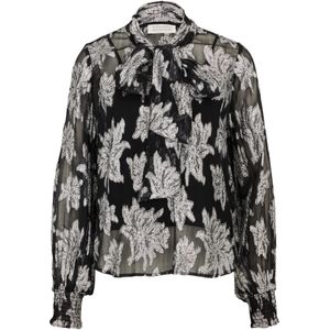 Guido Maria Kretschmer Women Blouse 'Fina'  zwart / zilver