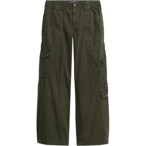 Superdry Cargobroek  donkergroen