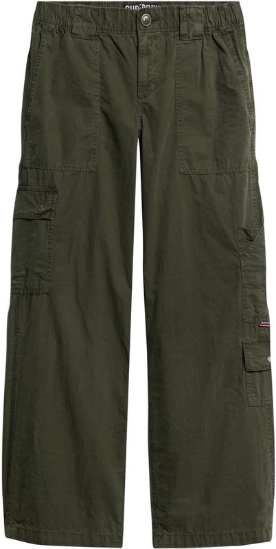 Superdry Cargobroek  donkergroen