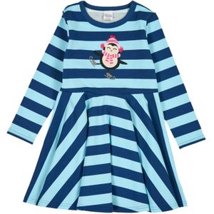 Fred's World by GREEN COTTON Jurk  navy / lichtblauw / pink / zwart