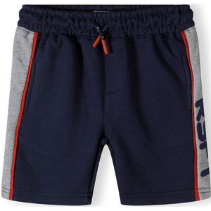 MINOTI Broek  donkerblauw / grijs / donkerrood