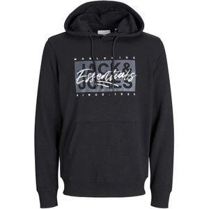 JACK & JONES Sweatshirt  grijs / zwart / wit