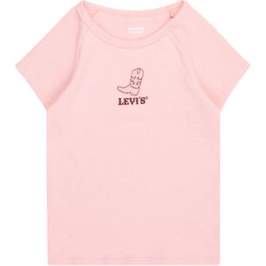 Levi's - LVG COLOR BLOCK RAGLAN - Shirt - Crystal rose - Korte Mouwen - Fijne Ribstructuur