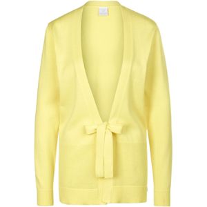 MADELEINE Gebreid vest  geel