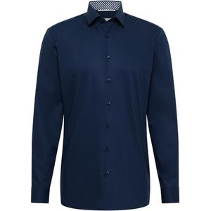 Eterna - Overhemd - Navy - SUPER SLIM NON IRON - Lange Mouwen
