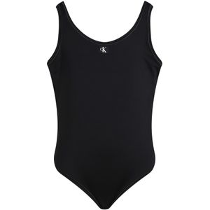 Calvin Klein Swimwear Badpak  zwart / wit