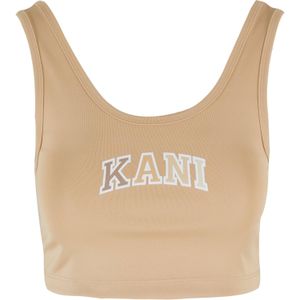 Karl Kani Top  beige / wit