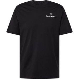 Sergio Tacchini Functioneel shirt 'Bold 024'  zwart / wit