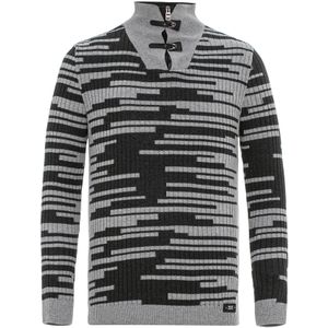 CIPO & BAXX Trui  grijs / antraciet