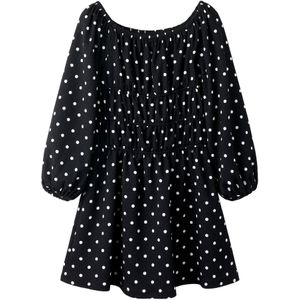 NAME IT Jurk  aqua / zwart / wit