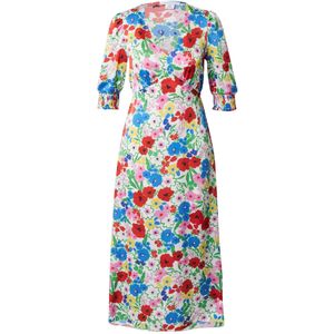 Warehouse Jurk  hemelsblauw / lichtgroen / bloedrood / wit