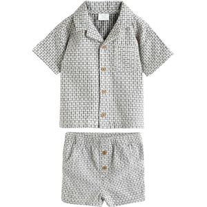 Next Set  lichtgrijs / zwart