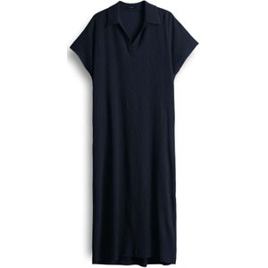 OPUS - Wannie - Jurk - Nachtblauw - 3/4 Lengte - V-hals