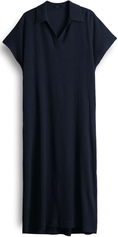 OPUS - Wannie - Jurk - Nachtblauw - 3/4 Lengte - V-hals