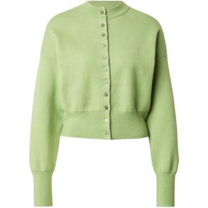 TOPSHOP - Gebreid vest - Lichtgroen