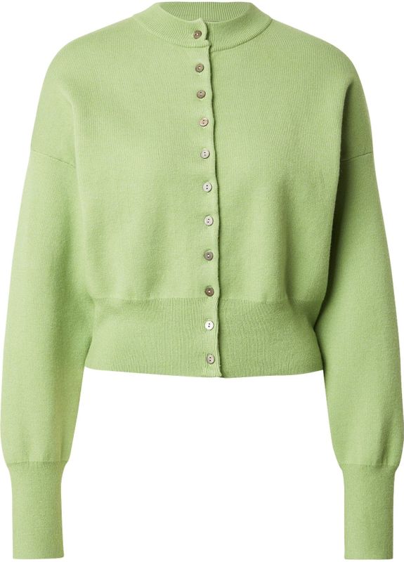 TOPSHOP - Gebreid vest - Lichtgroen