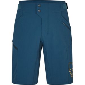 ZIENER Sportbroek 'Nonus'  cyaan blauw / geel