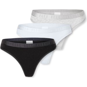 ELLE String  lichtgrijs / zwart / wit