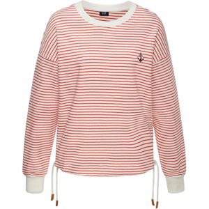 H.I.S - Sweatshirt - Rood/offwhite - Loungewear