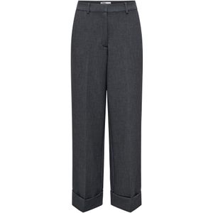 JDY - Straight Fit - Pantalon - High Waist - Omvouwbare Zomen