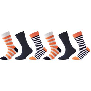 s.Oliver Sokken  navy / oranje / rood / wit