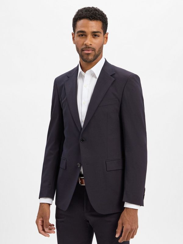 STRELLSON Business-colbert ' Alzer3 '  aubergine