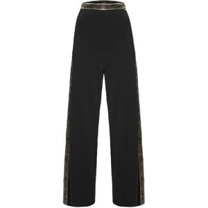 Influencer Broek  goud / zwart