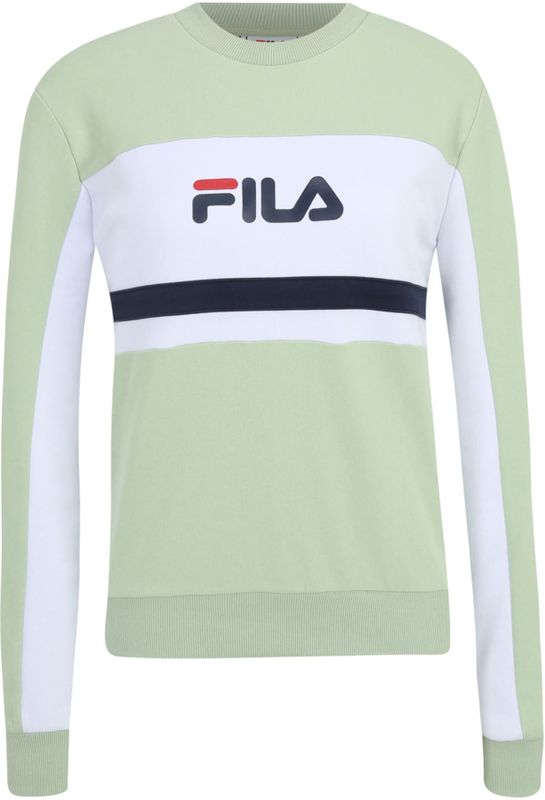 FILA Sportief sweatshirt 'LISHUI'  blauw / lichtgroen / rood / wit