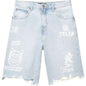 Pull&Bear Jeans  lichtblauw / wit