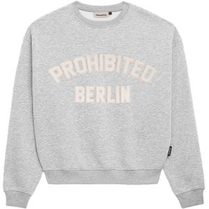 Prohibited Sweatshirt 'Berlin'  sand / grijs gemêleerd