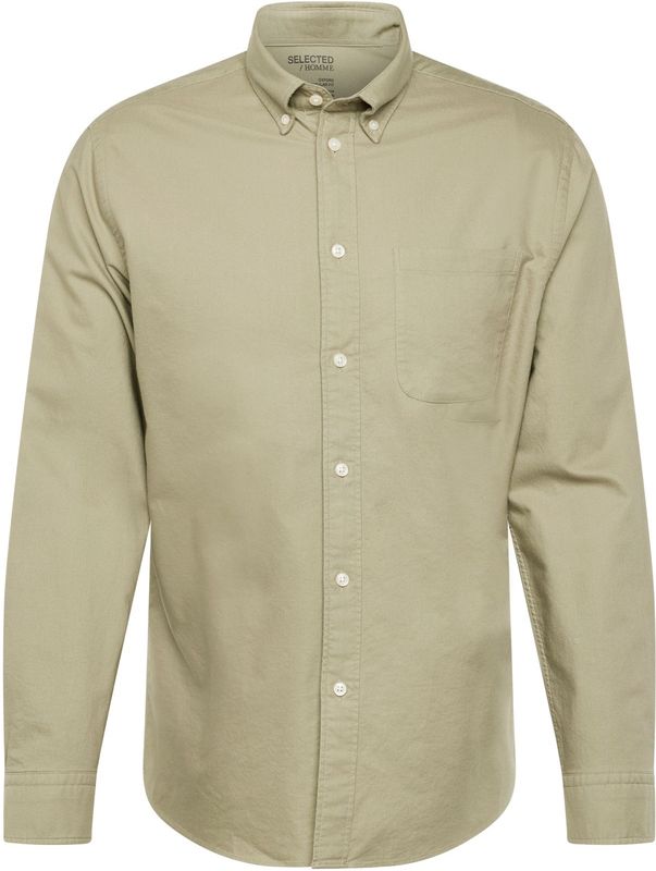 Selected - Regrick Oxford Flex - Overhemd - Lange Mouwen - Katoen - Normale Pasvorm