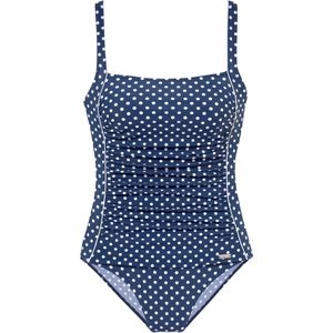 Lascana - Badpak - Marine - Stippen-design met Modellerend Effect