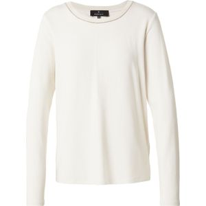 monari - Shirt - Wit - Lange Mouwen - Normale Pasvorm