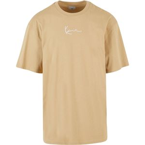 Karl Kani Shirt  lichtbruin / wit