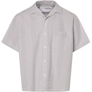 SELECTED Overhemd 'Kyle'  smoky blue / wit