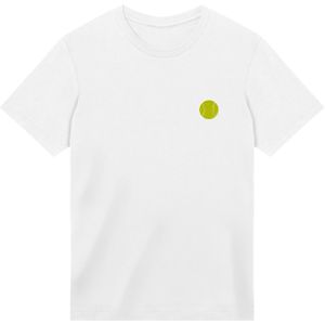 F4NT4STIC Shirt 'Tennis'  geel / wit
