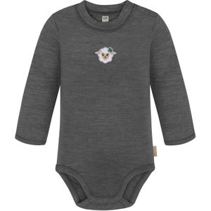 normani Rompertje/body 'Tuai'  antraciet / gemengde kleuren