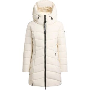 khujo Wintermantel 'Dier'  wit