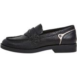 Pepe Jeans - PLS100006 - Loafers - Zwart - Leer - Plat - Casual