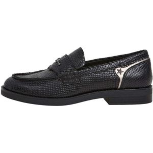 Pepe Jeans - PLS100006 - Loafers - Zwart - Leer - Plat - Casual