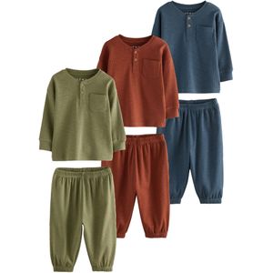 Next Nachtkledij  marine / roestbruin / olijfgroen