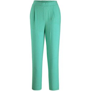 Goldner Broek 'SARA'  turquoise / wit