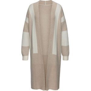 Cardigan - Crème/Beige - Zachte Breiwerk - Lange Mouwen