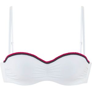 Bikinitop - Wit - Gewatteerd - Met Sluiting Achter